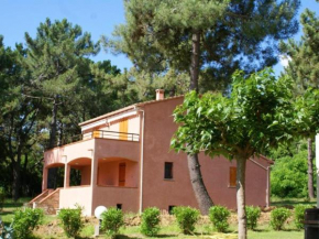 Maison de 4 chambres a Poggio Mezzana a 100 m de la plage avec vue sur la mer jardin amenage et wifi